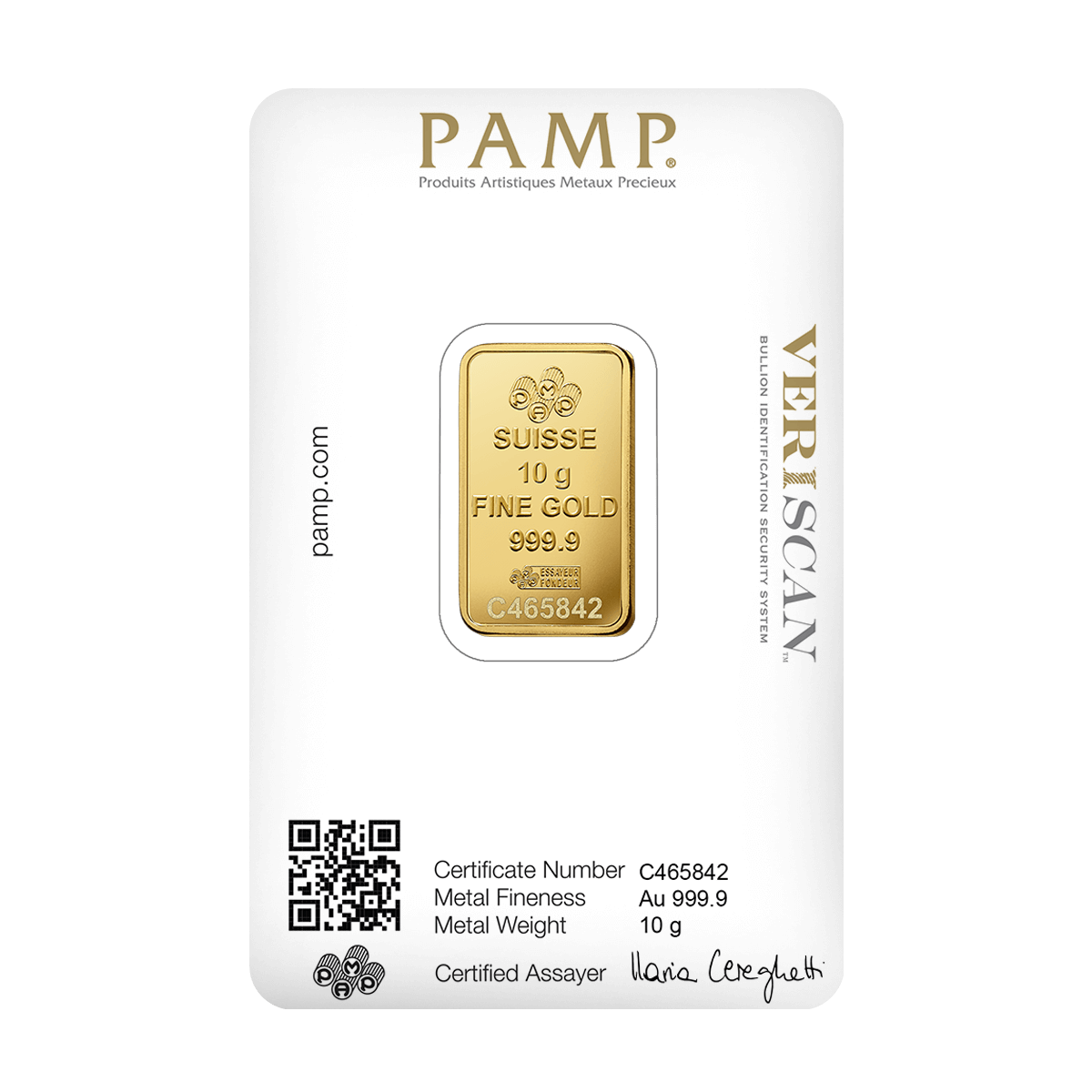 10g PAMP Lady Fortuna Gold Bar (999.9) 3